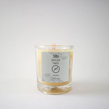 Picture of 100% Pure Beeswax Candle - Spiced Twig