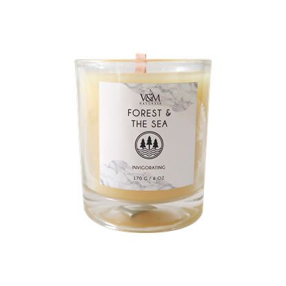 Picture of 100% Pure Beeswax Candle - Forest and the Sea